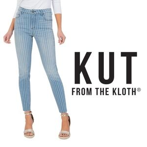 Kut from the Kloth Connie High Rise Slim Fit Ankle Skinny Denim - Size 2